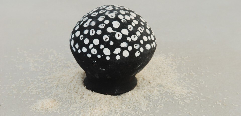 Wolfgang Laib, <i>The Rice Meals for Another Body</i>, 2015