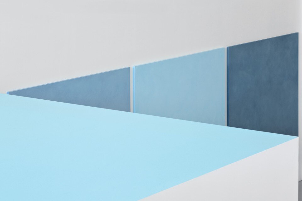 Veduta dello studio di Ettore Spalletti. Photo Werner J. Hannappel