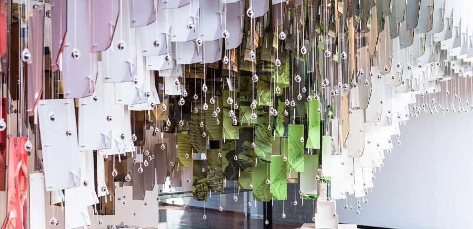 Pratt Institute’s Graduate Architecture & Urban Design exhibition. View of the installation