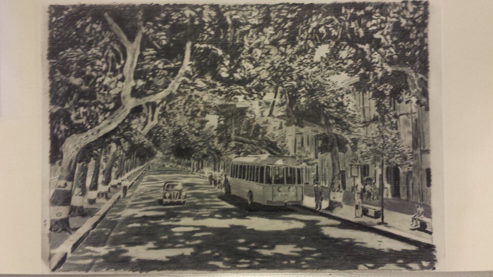 Franco Raggi, Avellino, viale dei Platani