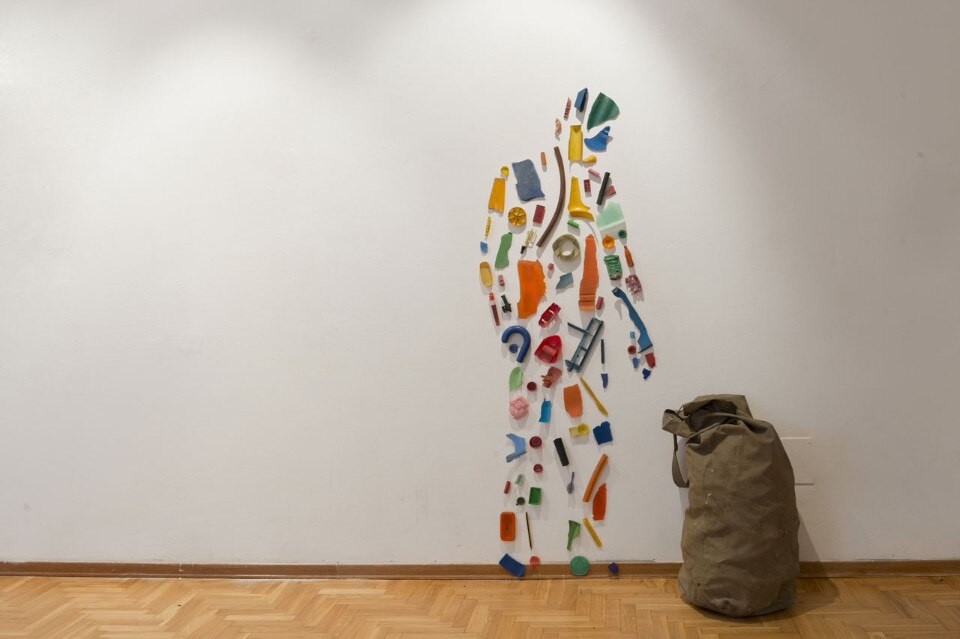 "Collezionare il futuro. 40 anni della collezione di Sergio Bertola", vista dell'allestimento al Museo di Arte Contemporanea di Villa Croce, Genova