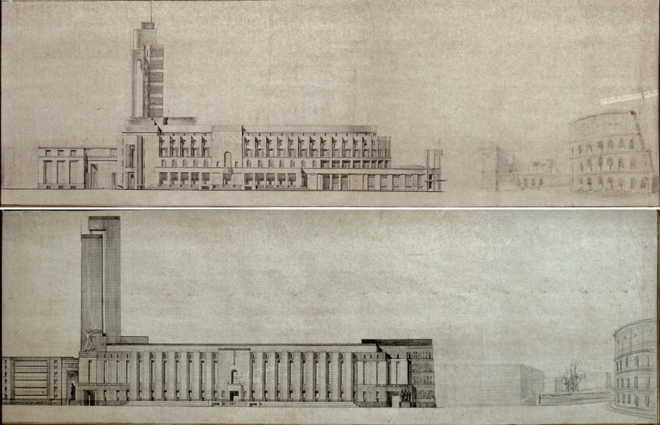 Saverio Dioguardi, Variante del Progetto per il Palazzo Littorio di Roma, 1934