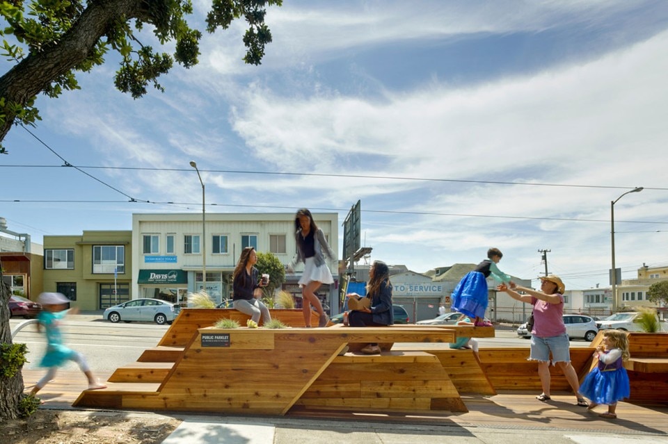 Interstice Architects, Sunset Parklet, San Francisco