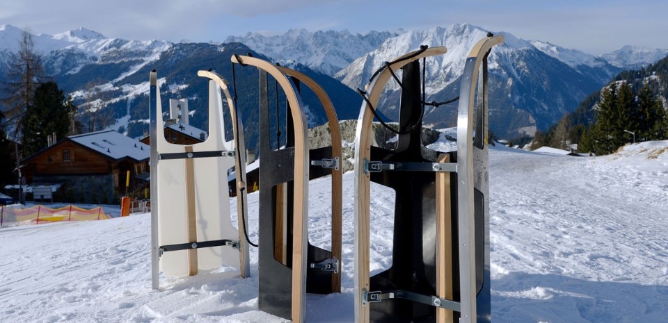 Max Frommeld and Arno Mathies, Folding Sled. Photo © Arne Zacher