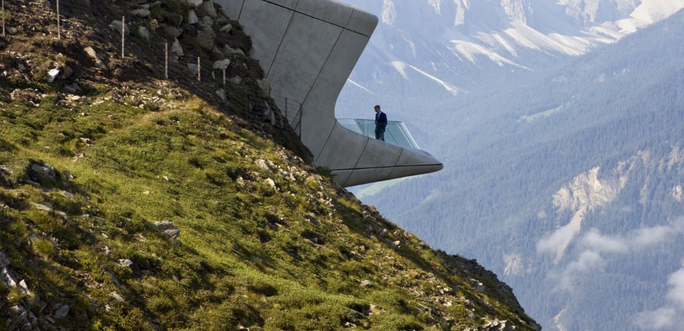 Zah Hadid Architects, Messner Mountain Museum Corones, South Tyrol, Italy. Photo © inexhibit.com