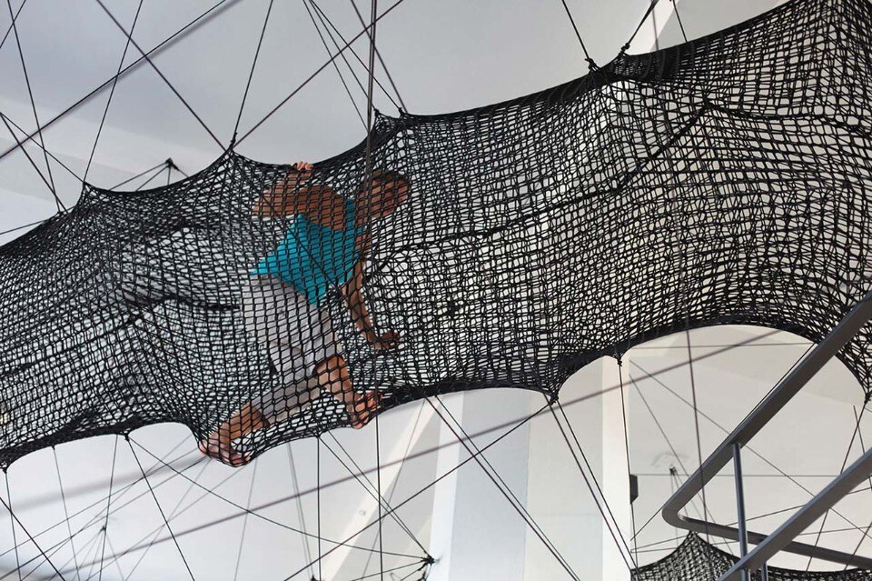 Numen / For Use, Tube Innsbruck. View of the installation at “aut. architektur und tirol” 