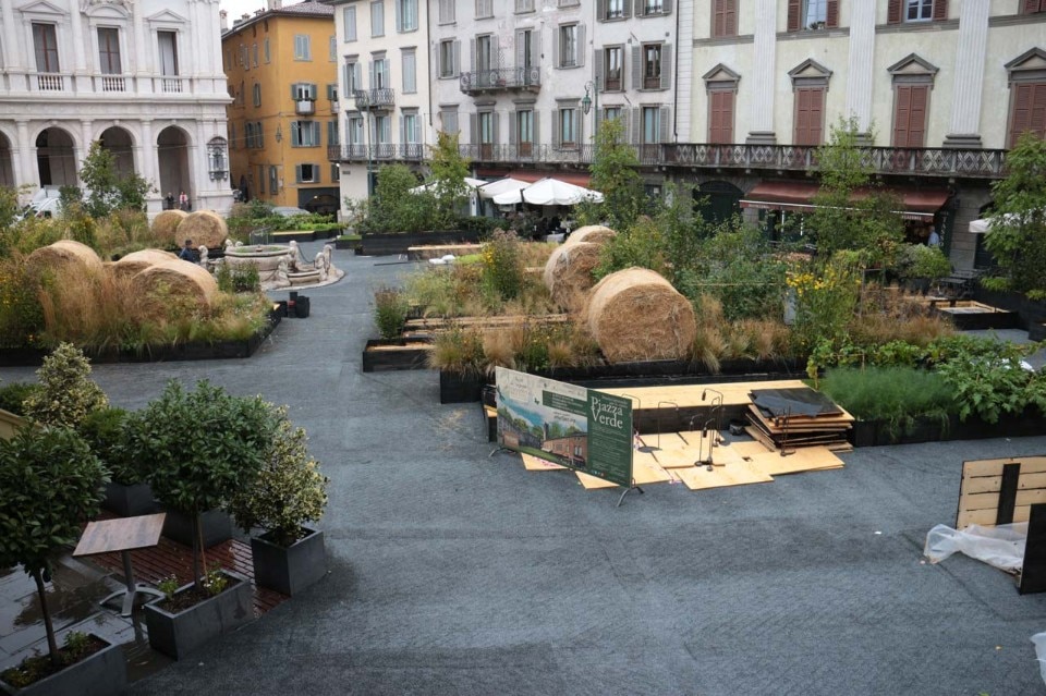 Andy Sturgeon, allestimento di Piazza Vecchia, Bergamo