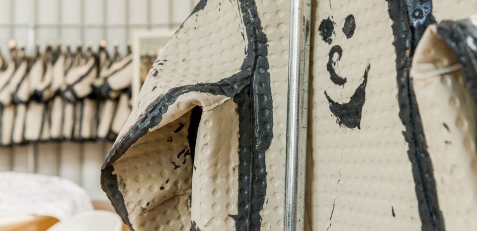 Faye Toogood, The Cloakroom. View of the installation at the V&A, London. Photo © French+Tye