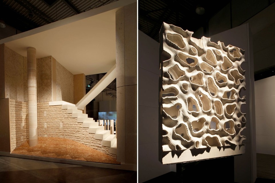 The Italian Stone Theatre, vista dell'allestimento a Marmomacc 2015, Verona The Italian Stone Theatre, vista dell'allestimento a Marmomacc 2015, Verona