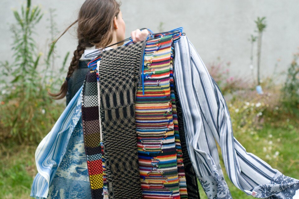 Chevalier Masson, Écharpes, Collection 2009-2010. © Lise Duclaux 