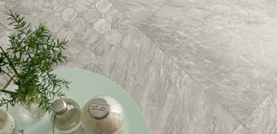 Bardiglio Mat, collezione Marmi Reali Mat, Ceramiche Piemme
