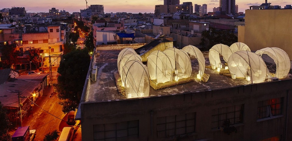 Sack and Reicher + Muller with Eyal Zur, Sway, A lightweight pavilion at SCAF, Sydney