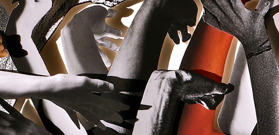 Marta Dell'Angelo, Caryatids, 2007, collage, dettaglio