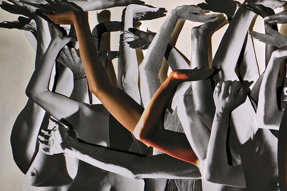 Marta Dell'Angelo, Caryatids, 2007, collage, dettaglio