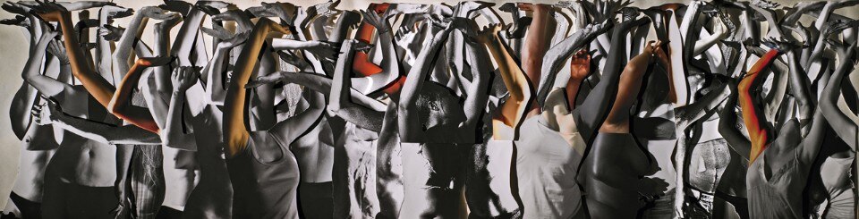 Marta Dell'Angelo, Caryatids, 2007, collage