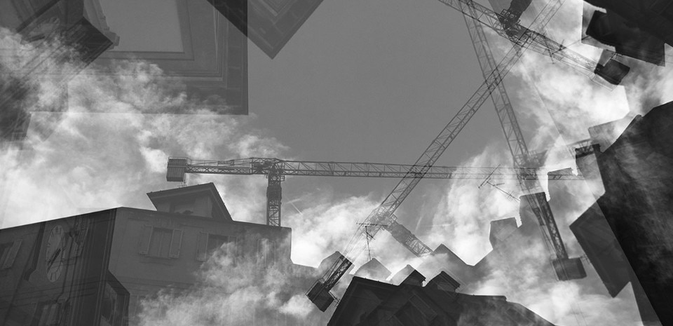 Luca Scarpa, <i>Metropolis urbane #3</i>, 2015. Digital print on Hahnemühle photo rag B/W paper, cm 40 x 60. Ed. 1/5. Courtesy the artist and Glenda Cinquegrana Art Consulting