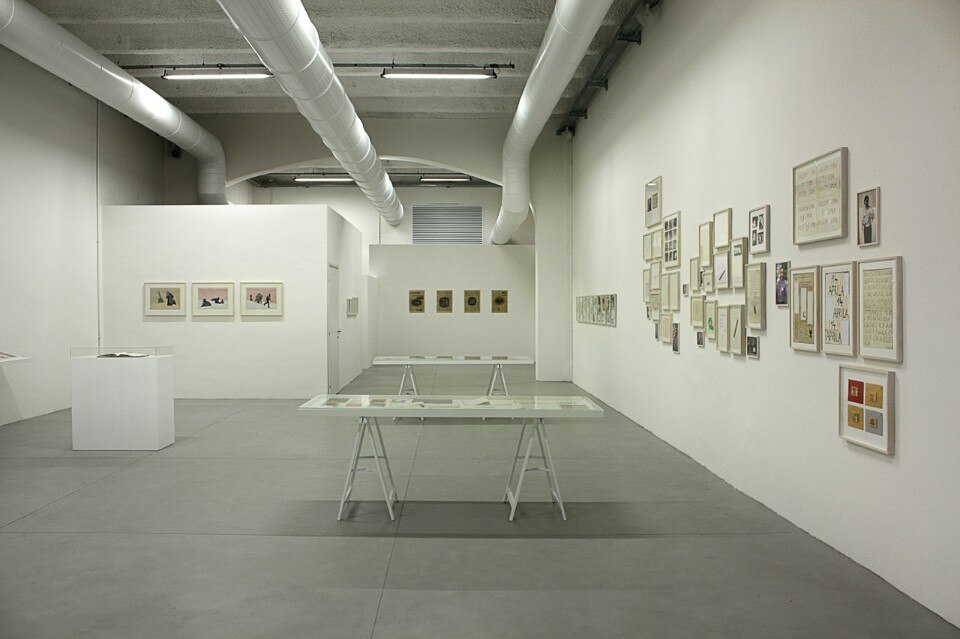 “La quarta prosa”, vista dell'allestimento alla Laura Bulian Gallery, Milano, 2015