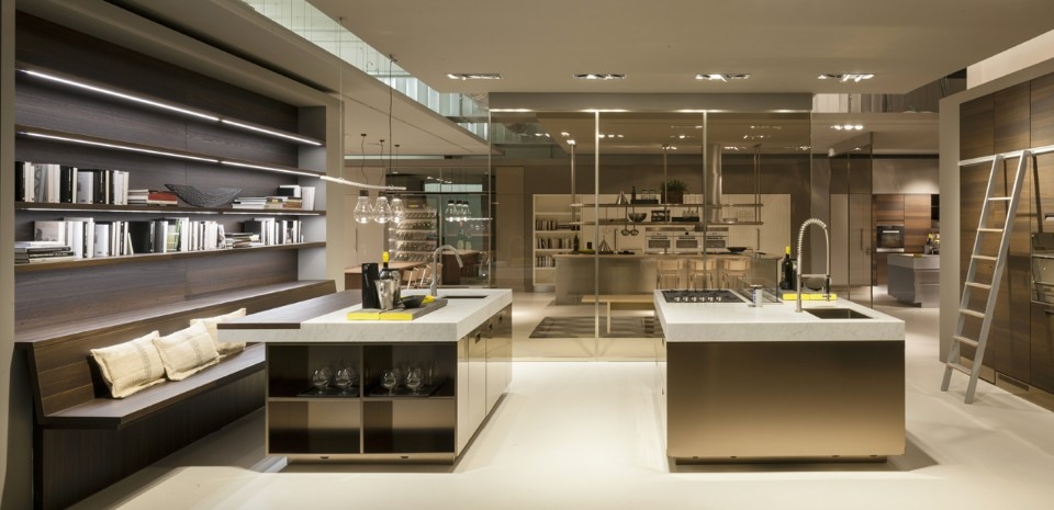 Arclinea, vista del nuovo showroom aziendale