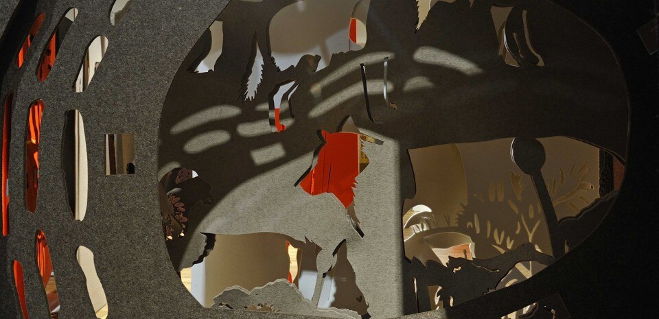 Zen + DCO, allestimento del Musée de l’Homme, Parigi