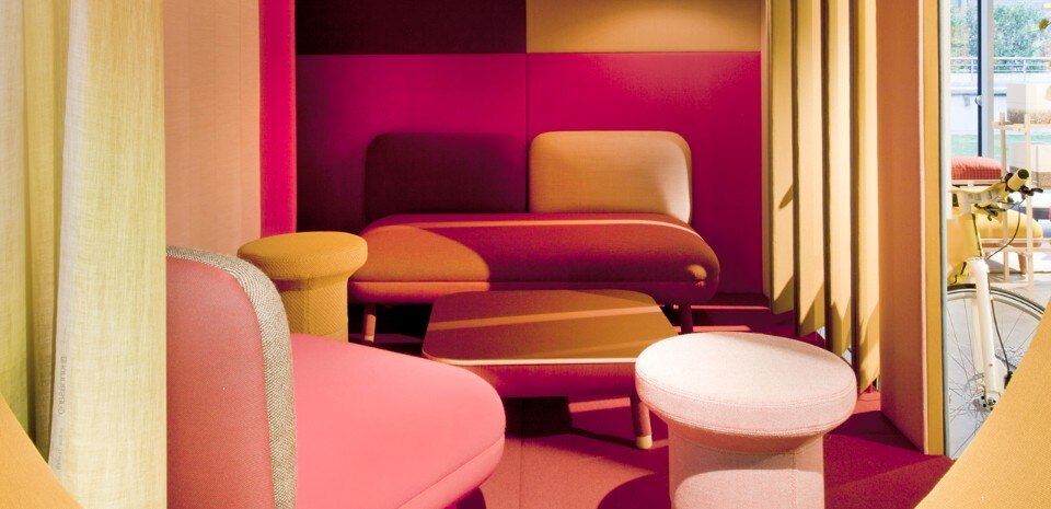 Werner Aisslinger, Garden of Wonders. View of the stand at Design Post, Cologne