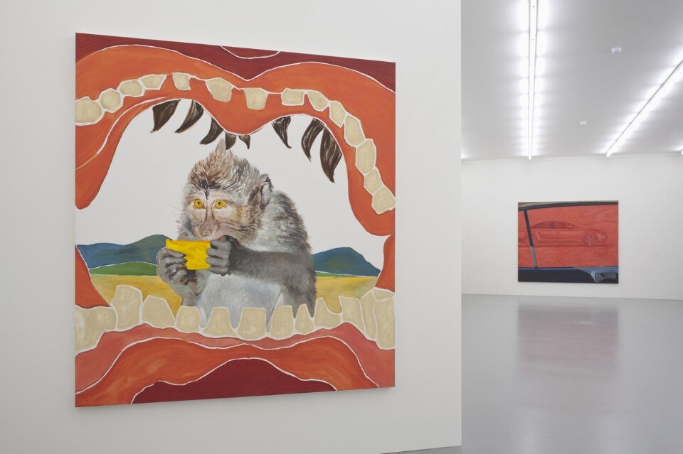 Allison Katz, “AKA”. Vista dell'installazione alla Galleria  Giò Marconi. Courtesy: the artist; Giò Marconi, Milan