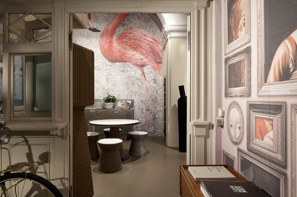 Abimis, vista dello showroom in via Pontaccio, Milano