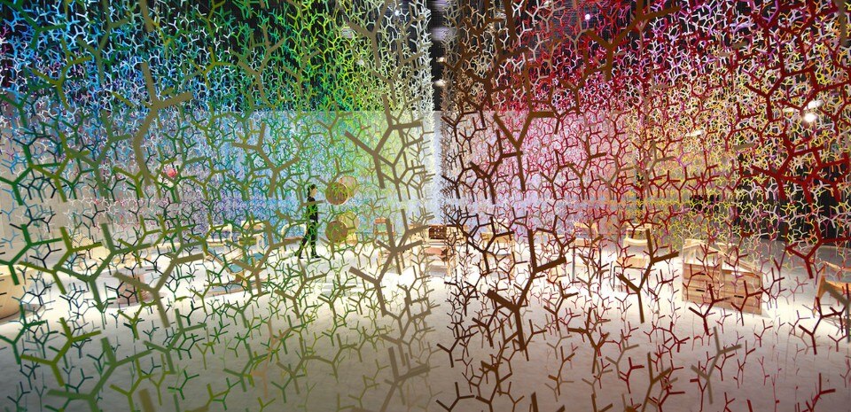 Emmanuelle Moureaux, Bunshi. View of the exhibition “Wood Furniture Japan Award 2016”, Tokyo