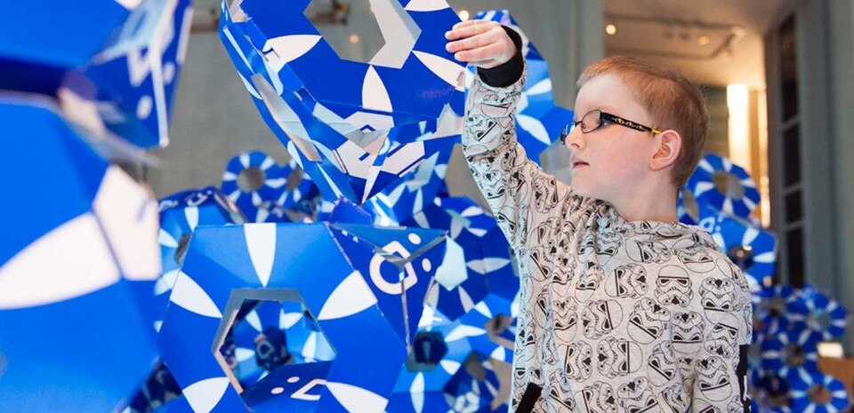 Collective Paper Aesthetics' installtion at Maker Faire Ruhr