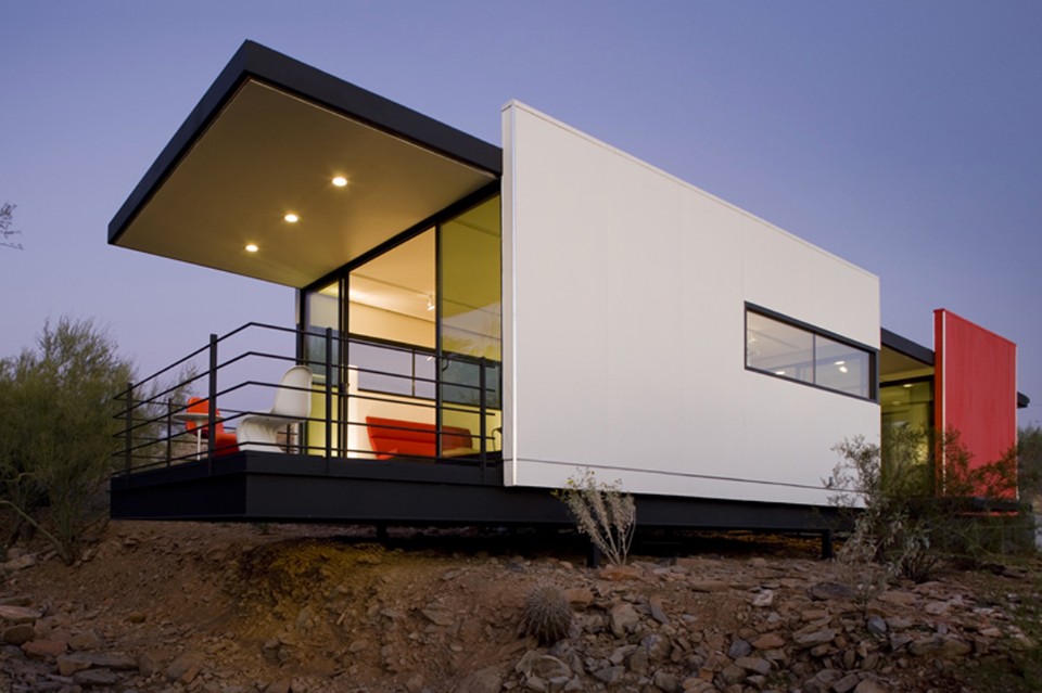 Jennifer Siegal, Mod.fab house, Frank Lloyd Wright School of Architecture Taliesin West, Phoenix