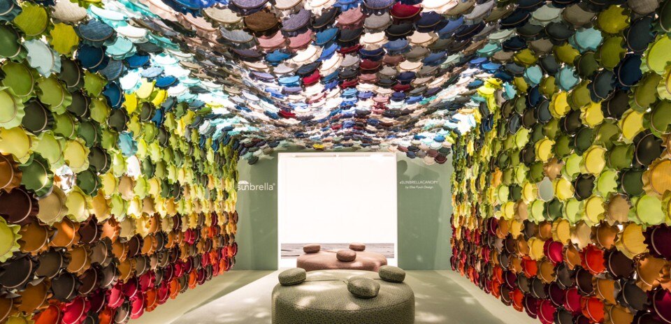 Sunbrella, veduta dell'installazione