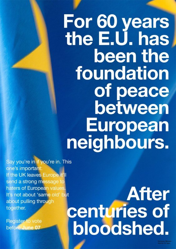 Wolfgang Tillmans: Remain campaign