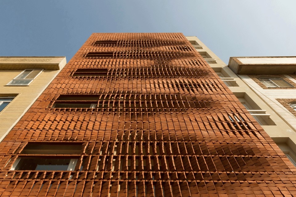 Admun Design, Brick Façade, Tehran