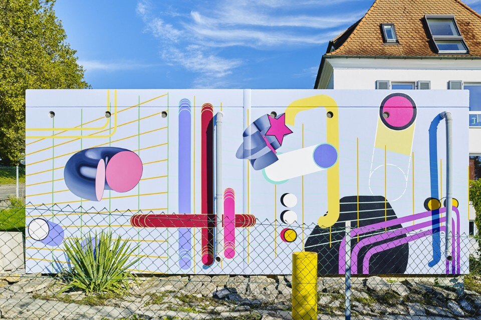 Tobias Rehberger, 24 stops, veduta dell'installazione