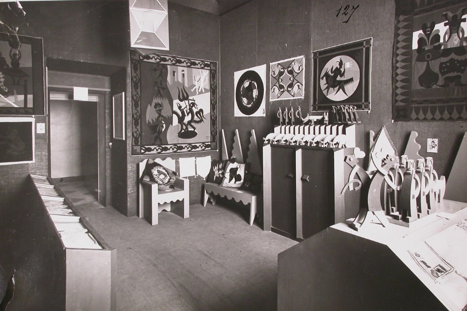 I Mostra Internazionale delle Arti Decorative, veduta dell'installazione, 1923