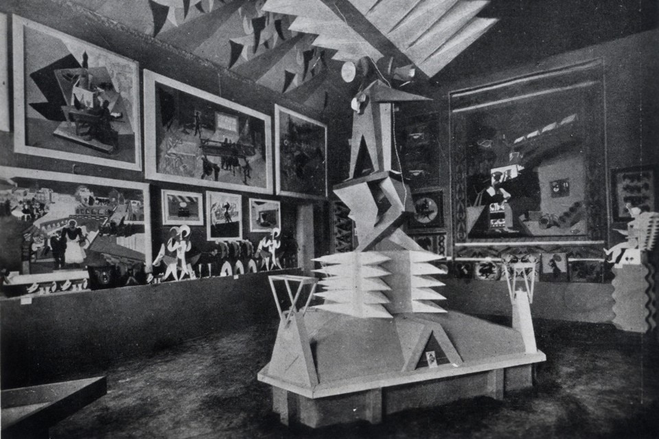 I Mostra Internazionale delle Arti Decorative, veduta dell'installazione, 1923