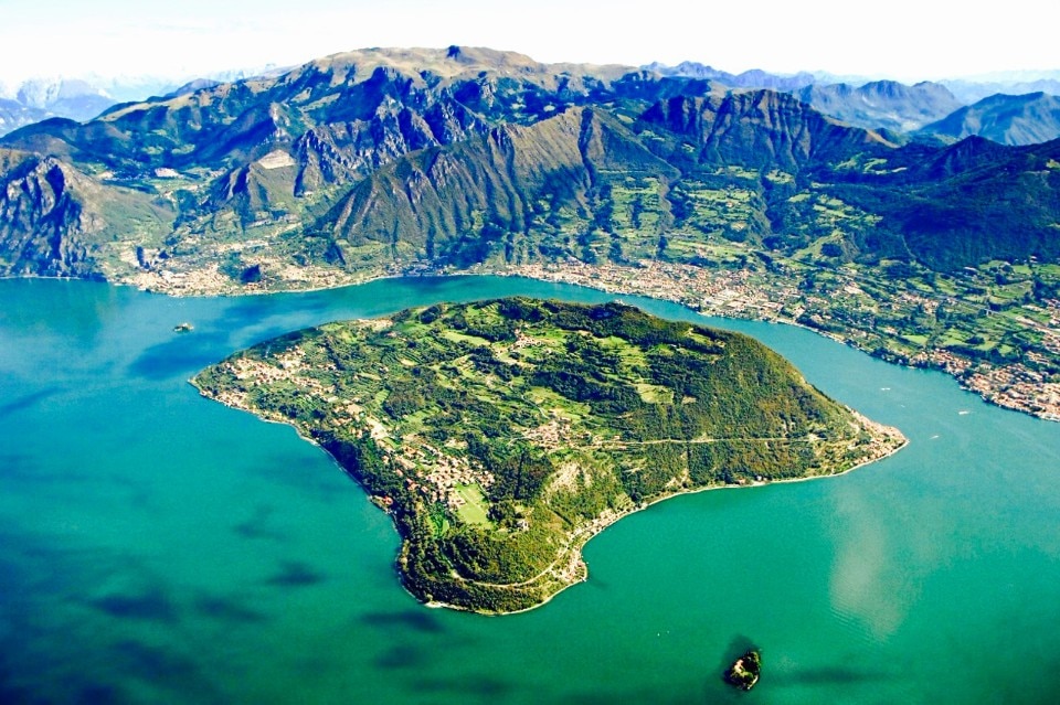 Monte Isola, veduta dall'alto