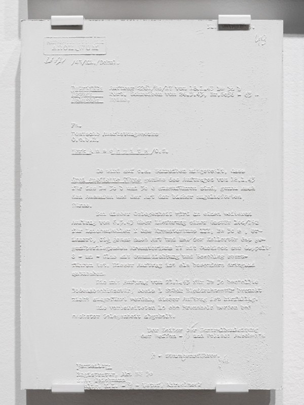 Architecture as Evidence, veduta dell'installazione al Canadian Centre for Architecture, 2016 