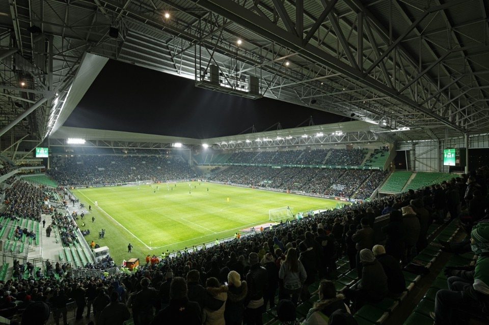 Thorn, illuminazione stadio Geoffroy Guichard di Saint Étienne, 2016