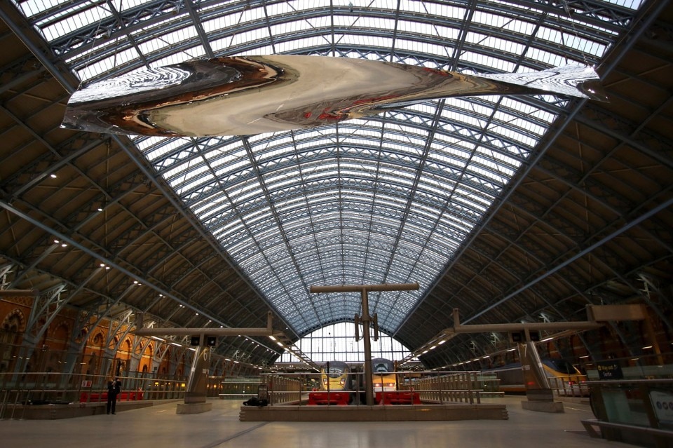 Ron Arad, Thought of Train of Thought, St Pancras station, London 2016