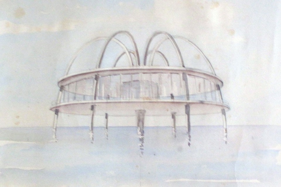 Roboldo Morozzo Della Rocca, progetto per il ristorante Capurro alla Foce, Genova, 1935