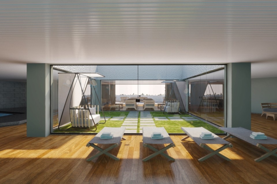 Ethimo, render degli arredi a Casa Italia, Rio de Janeiro 2016