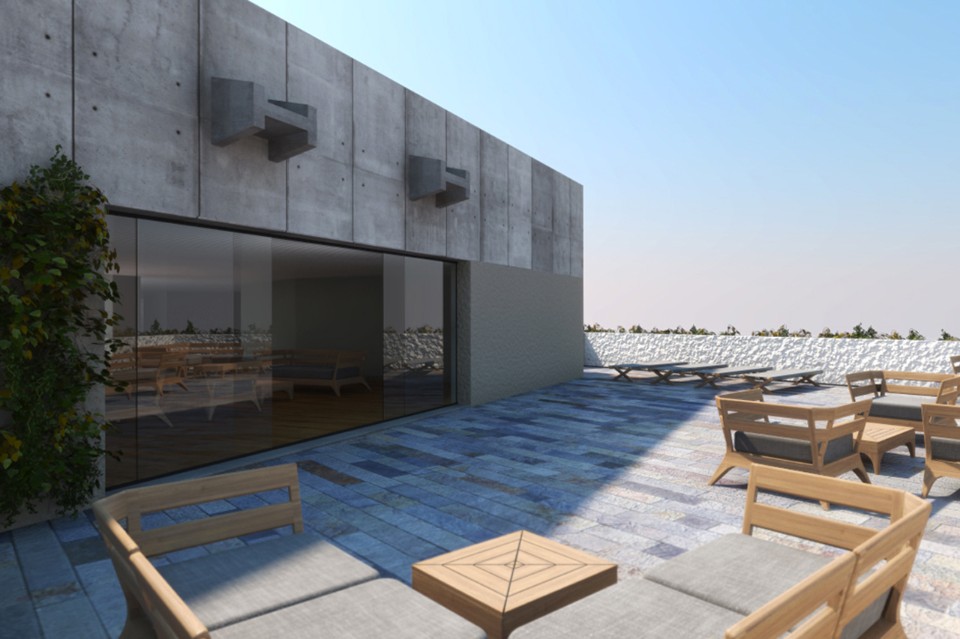 Ethimo, render degli arredi a Casa Italia, Rio de Janeiro 2016