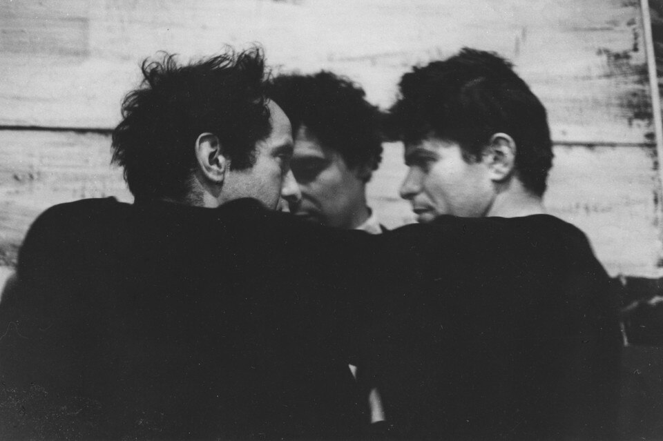 John Cohen Robert Frank, Alfred Leslie, Gregory Corso, 1959. stampe bromuro gelatino d’argento, 22.2 x 33 cm © John Cohen. Foto © Courtesy L. Parker Stephenson Photographs, New York