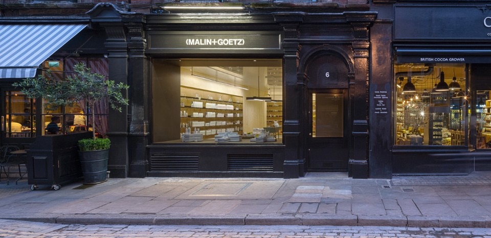 Jonathan Tuckey Design, Malin + Goetz Monmouth, Londra, 2016