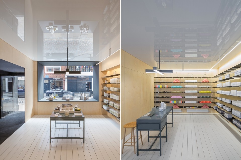 Jonathan Tuckey Design, Malin + Goetz Monmouth, Londra, 2016