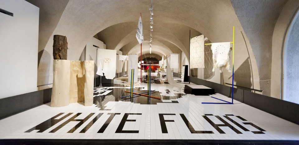 Bandiera Bianca, padiglione dell'Italia alla London Design Biennale 2016. Foto Maria Pina Poledda