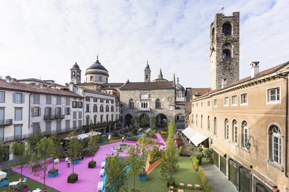 Mattero Carassale, veduta dell'installazione a I Maestri del Paesaggio 2014