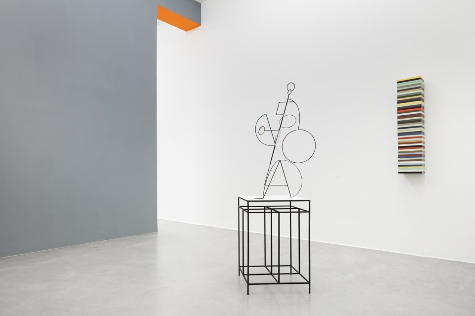 Matthias Bitzer: Immaculate Cloud, veduta dell'installazione alla galleria Francesca Minini, 2016