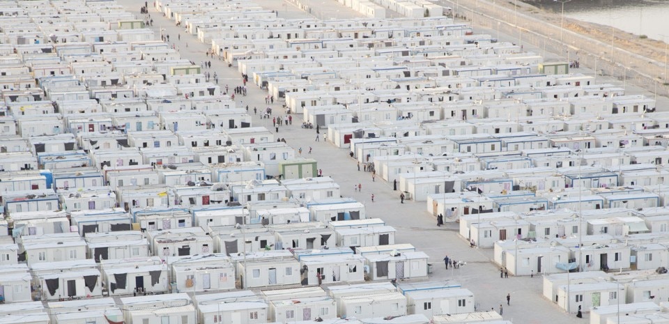 Nizip II, Container Camp. Tobias Hutzler, 2014. Courtesy of the artist.