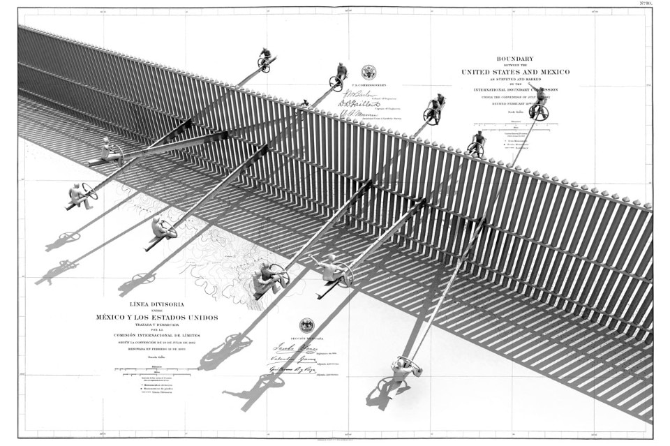 Rael San Fratello, Teeter-totter Wall, 2014. Courtesy of the architects